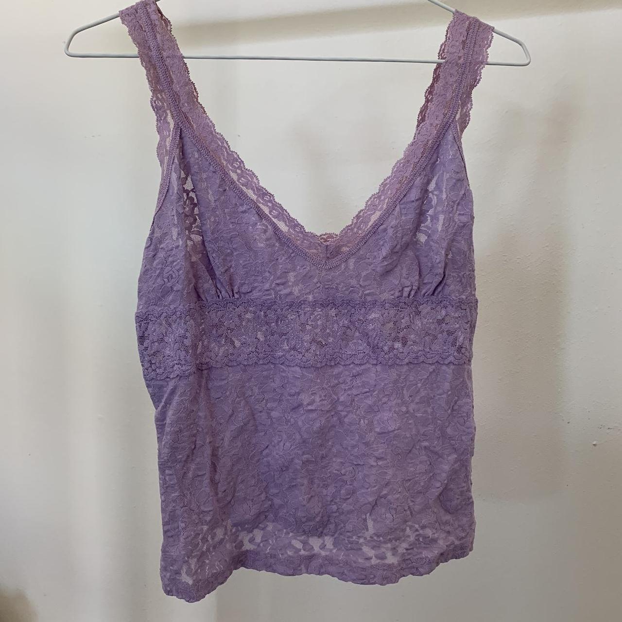 Hanky Panky Women's Purple Vest | Depop