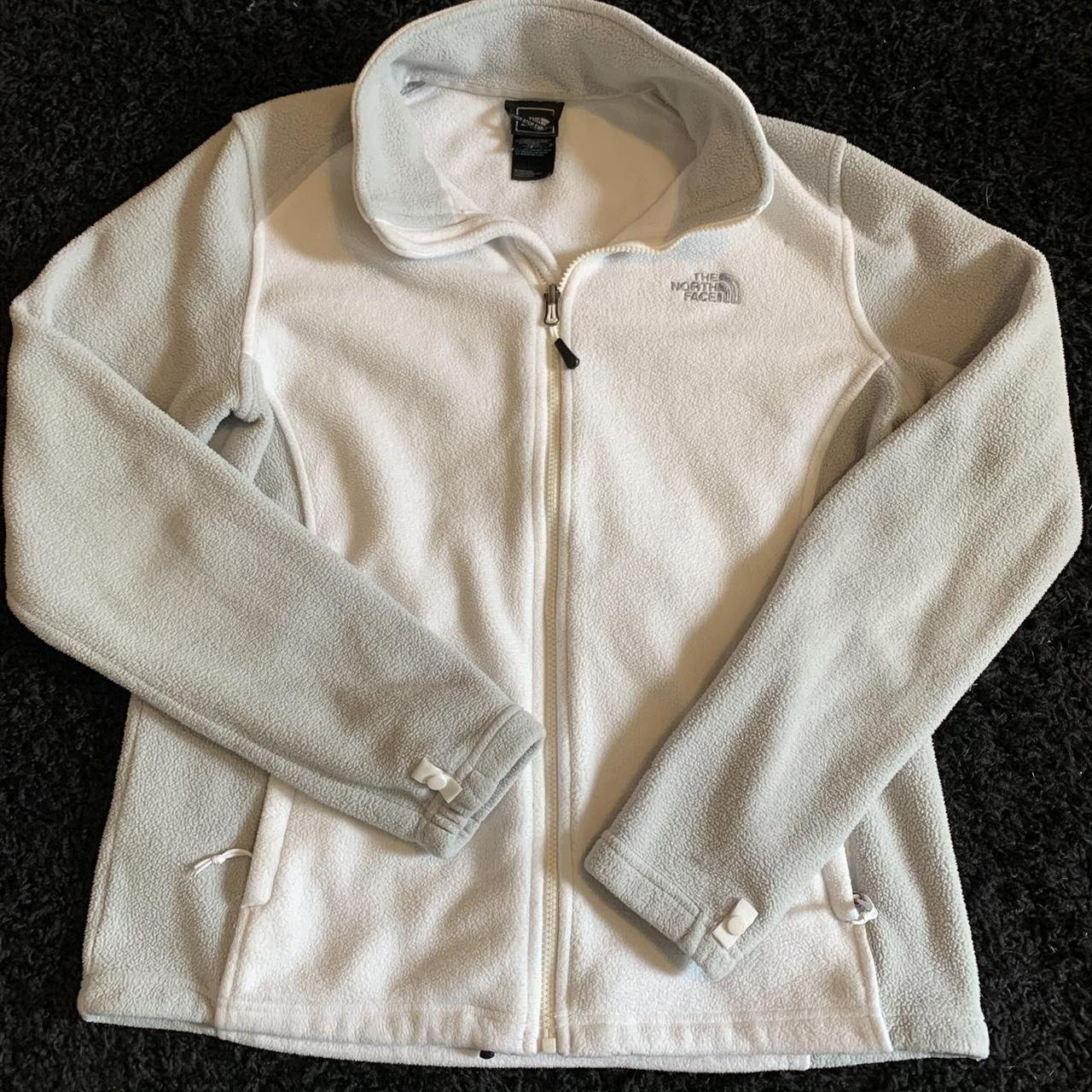 The north face women’s large fleece zip up jacket.... - Depop