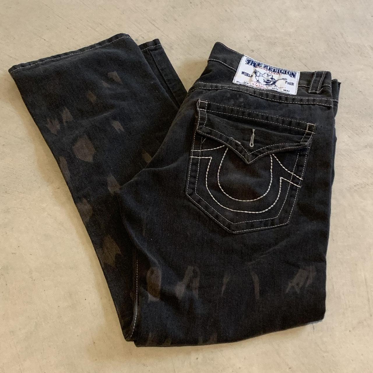 Camo True Religion jeans size 38x33 #semetary - Depop