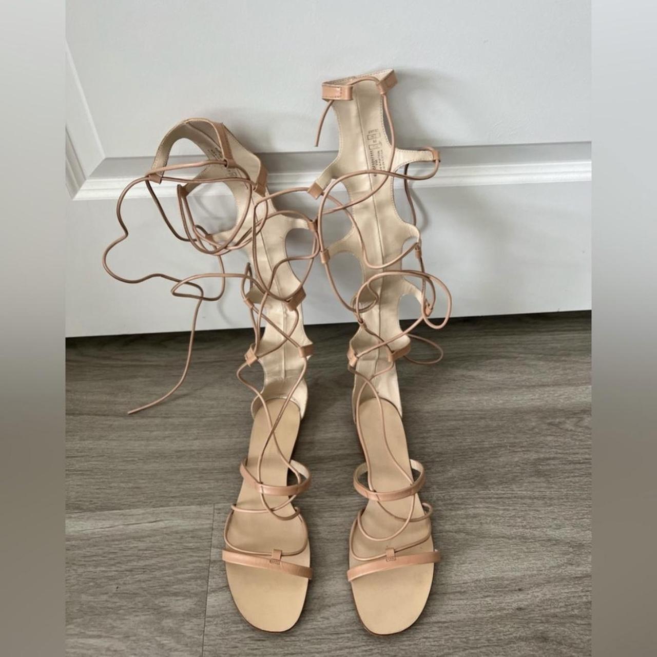 sandales gladiateur zara