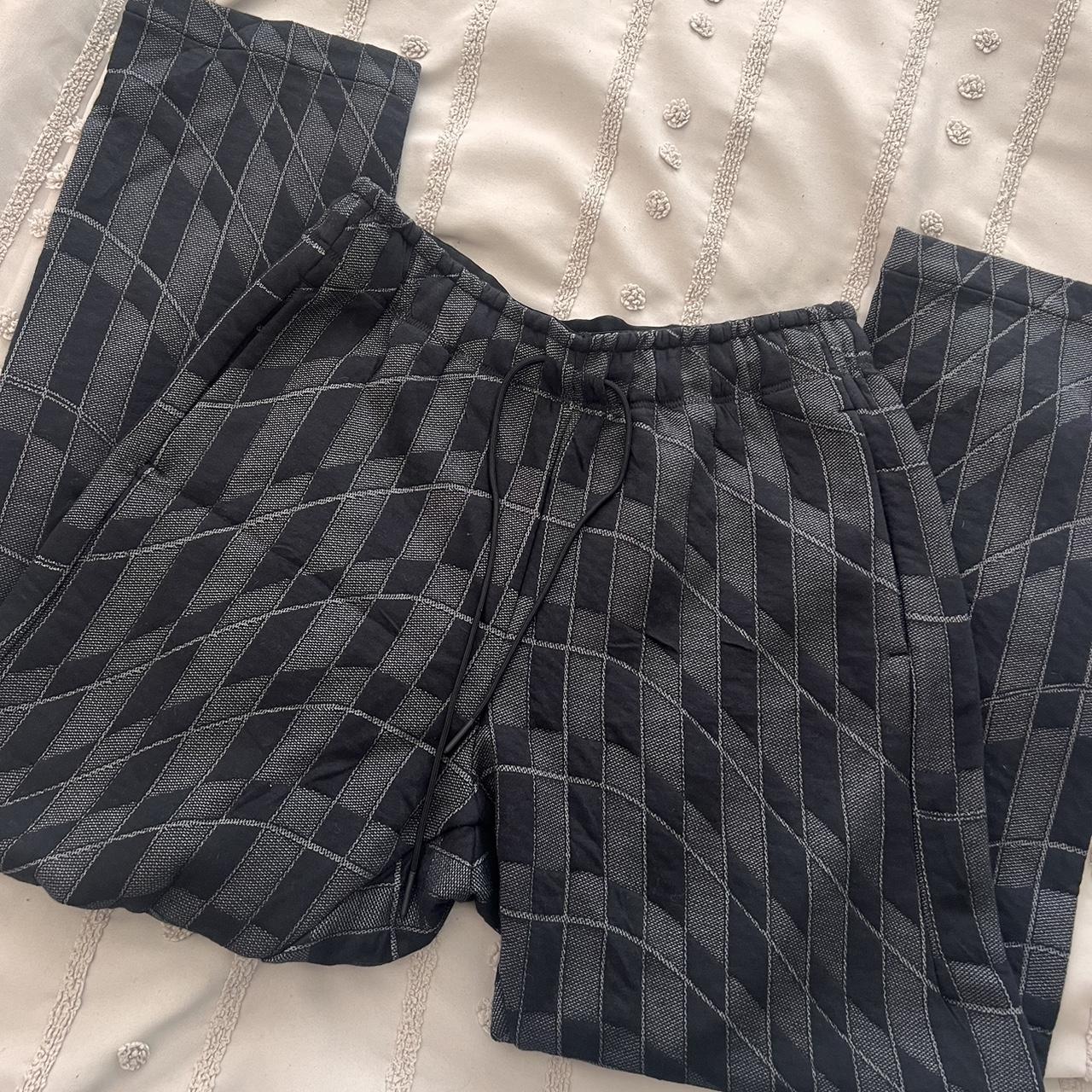 checkered nike pants