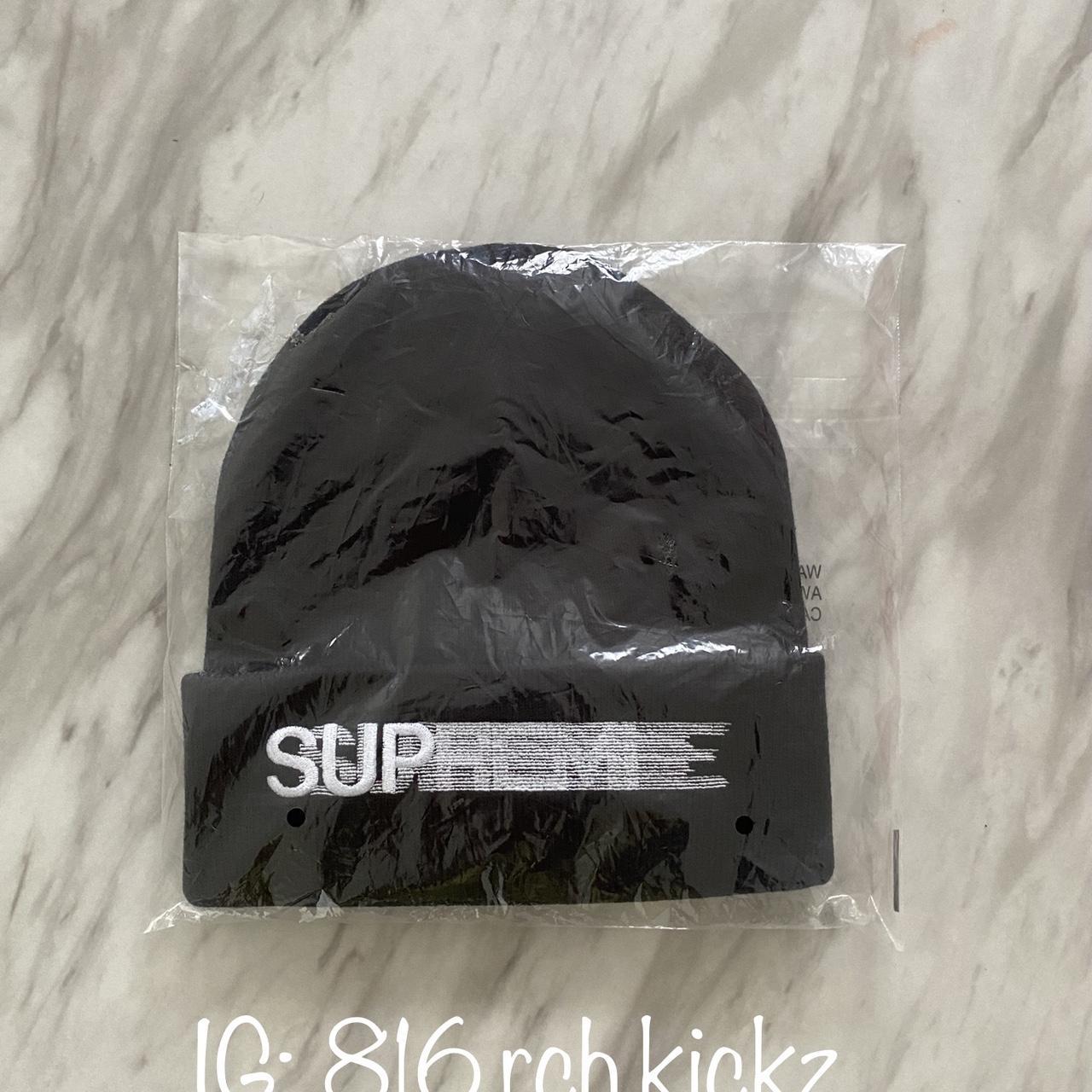 Supreme Motion Logo Beanie Black (SS23) Brand New...