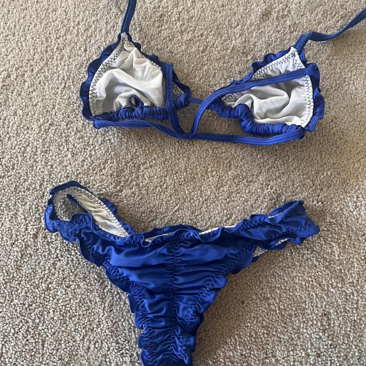 Women's Blue Bikinis-and-tankini-sets | Depop