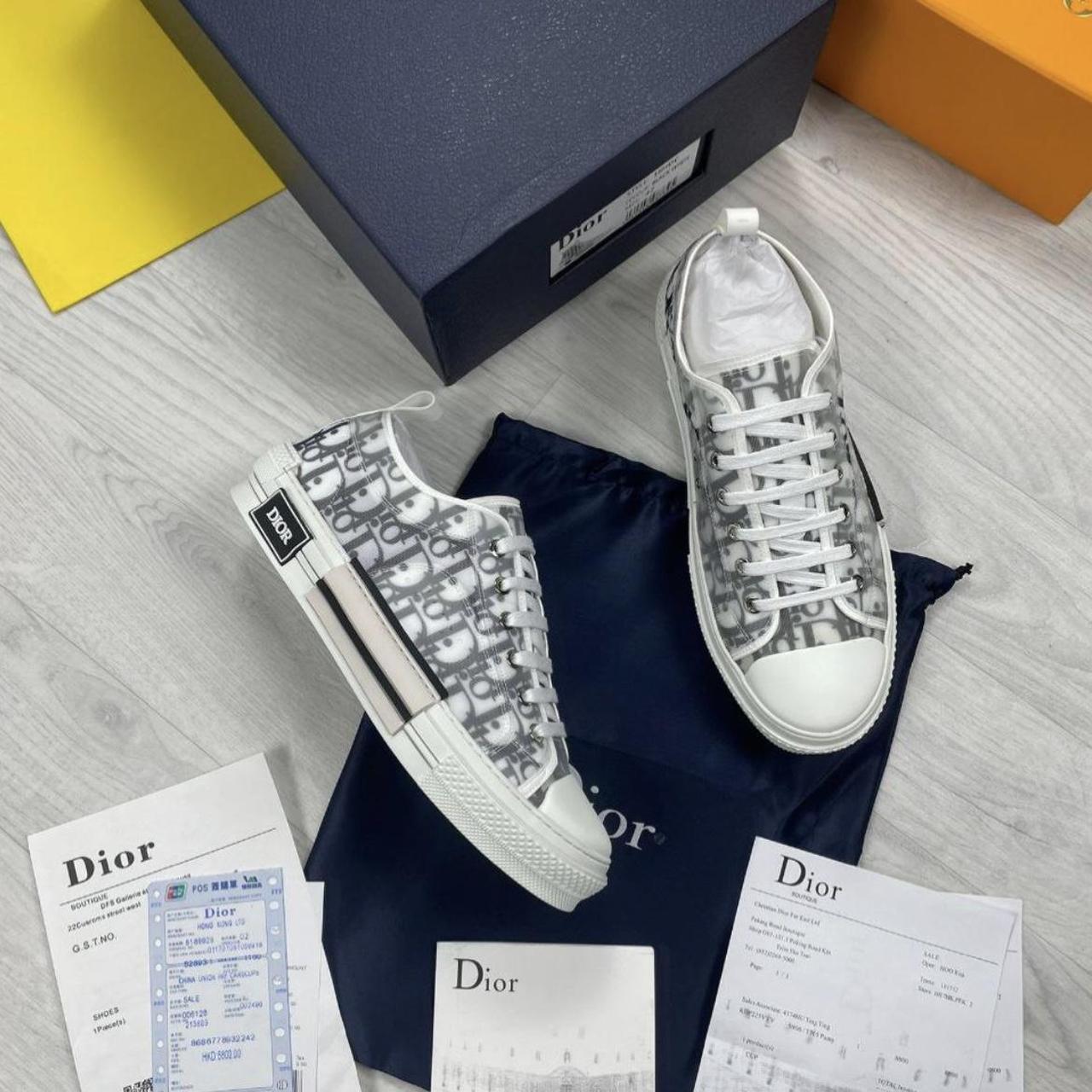 Dior b23 low !! Comes with box and receipt!! Size... - Depop