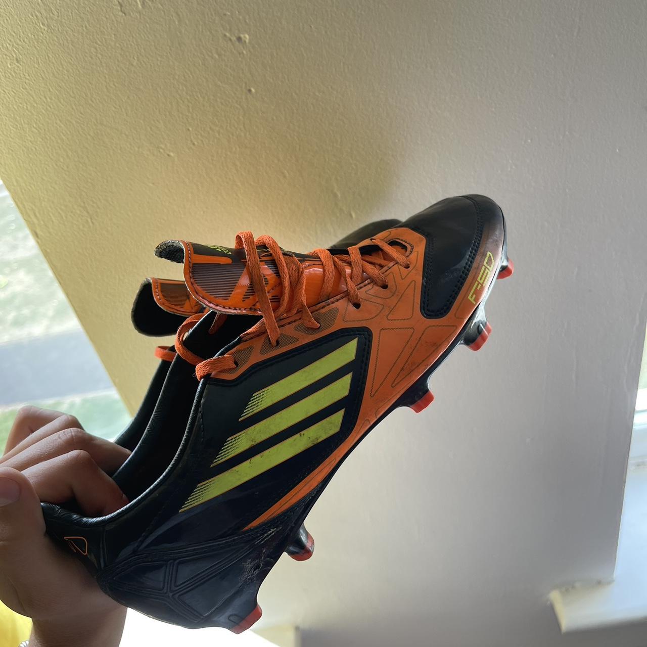 adidas f50 orange and black