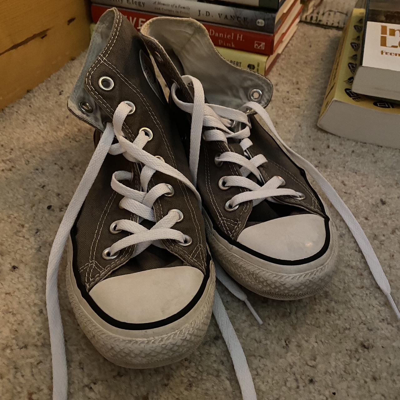 ladies grey converse