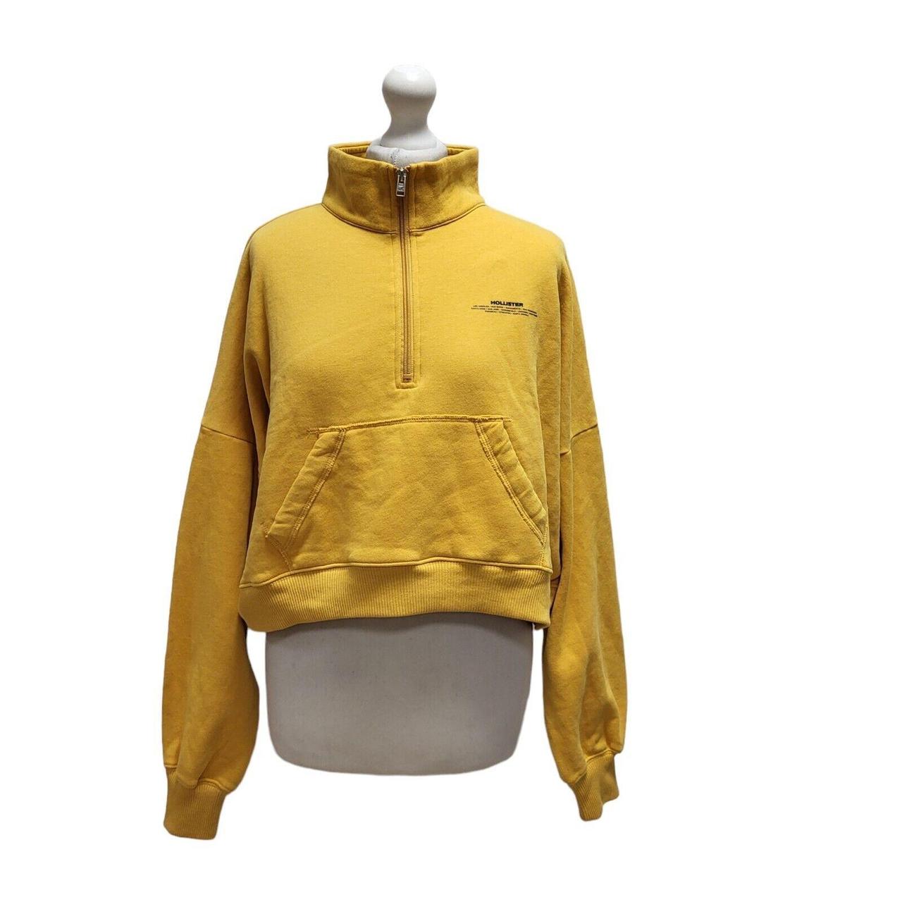 Hollister 2024 yellow sweatshirt