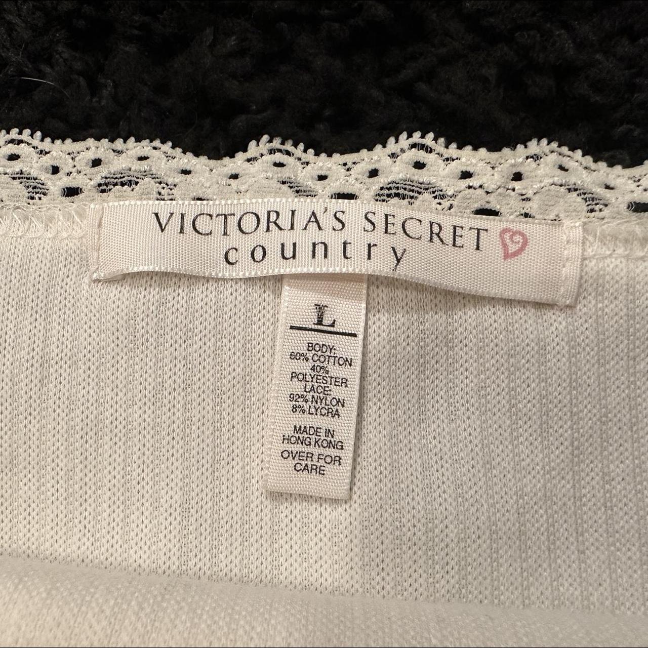 rare Victorias Secret Country vintage coquette night... - Depop