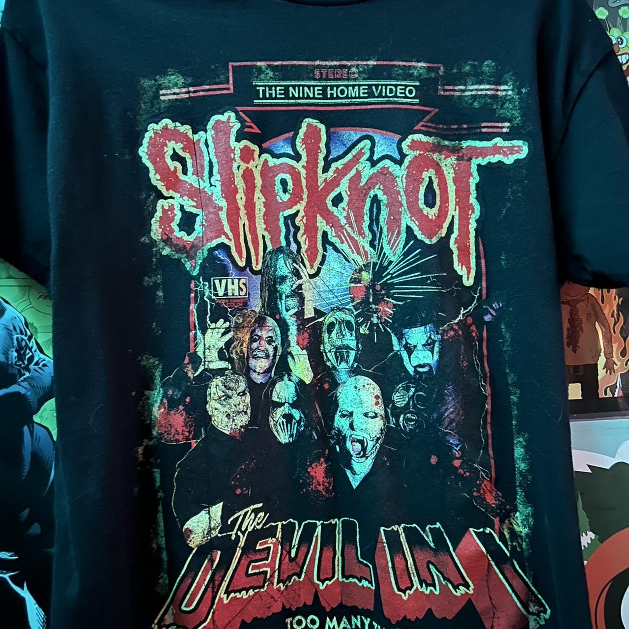 slipknot shirt ☆ comes from a cat home Size:medium - Depop