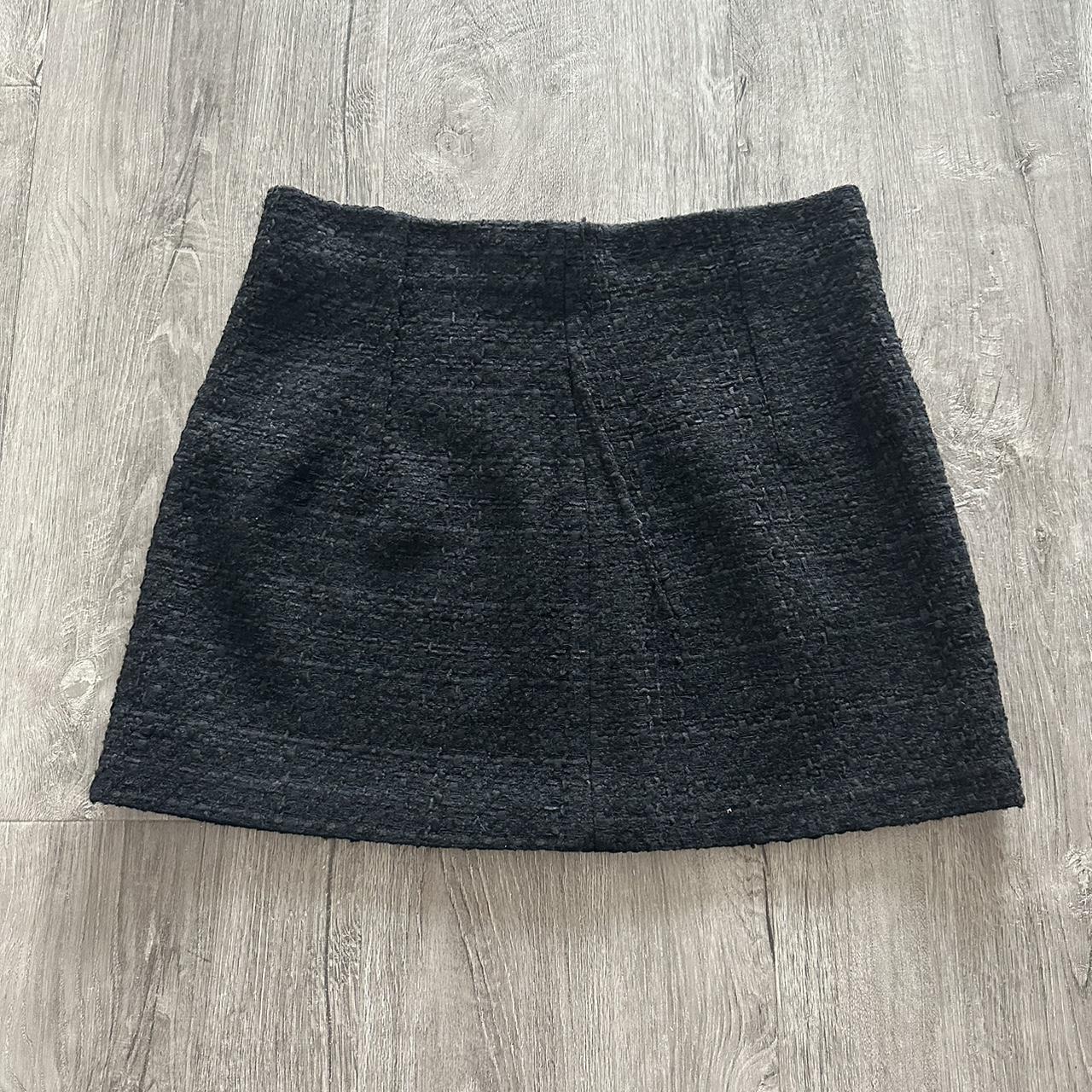 Zara Women's Black Skirt | Depop