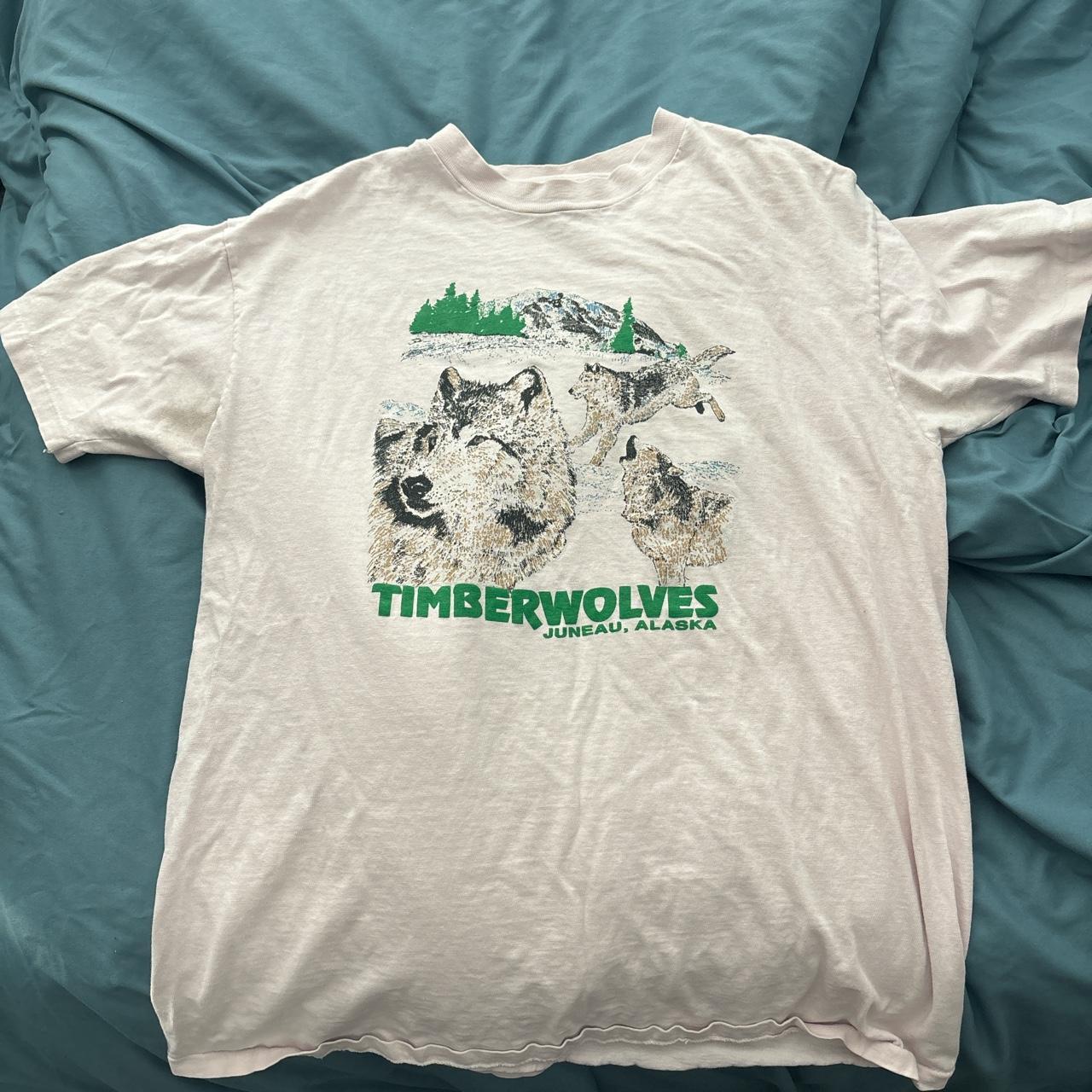 Timberwolves Alaska Tee Size L - Depop