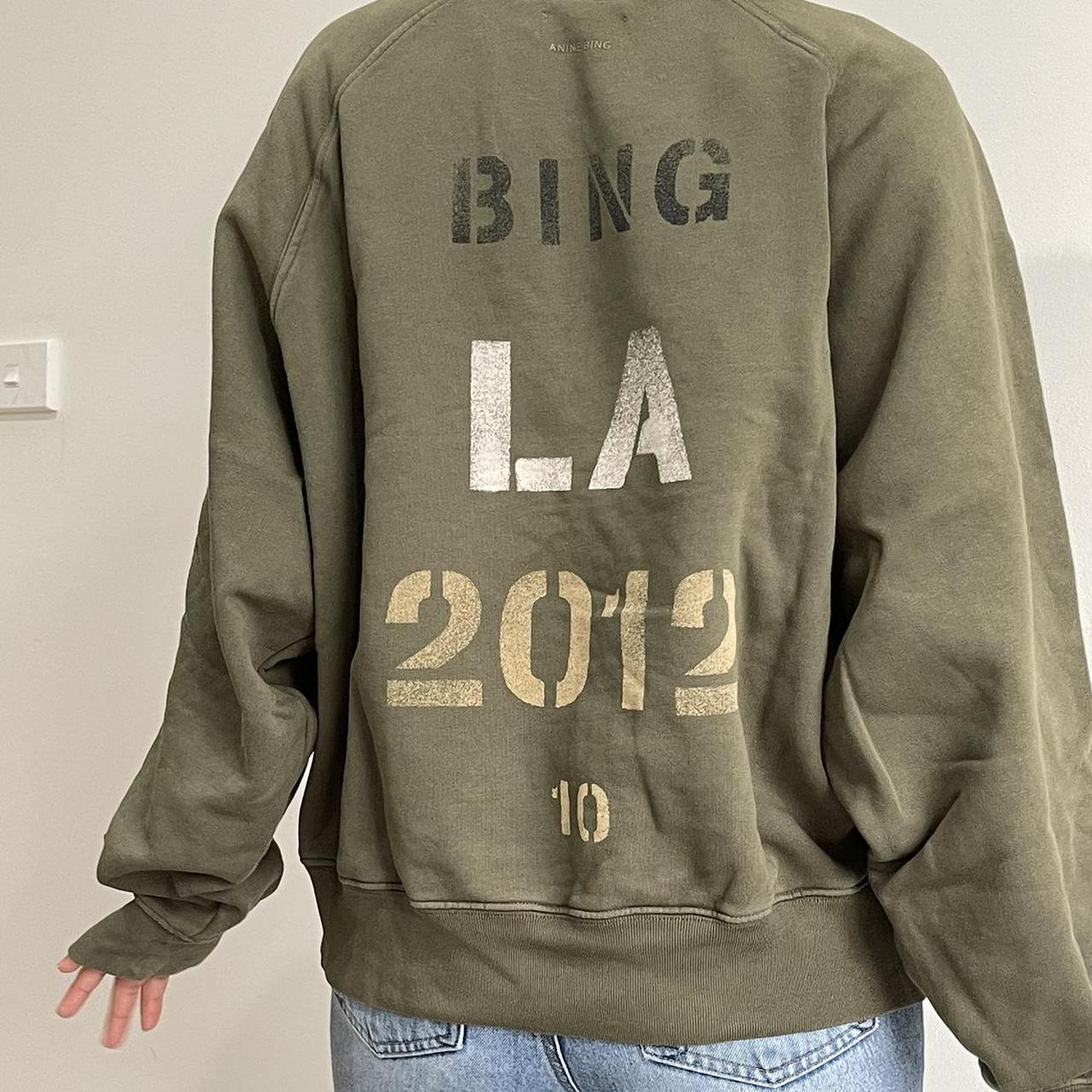 Anine Bing Archer Sweatshirt Army Price Depop