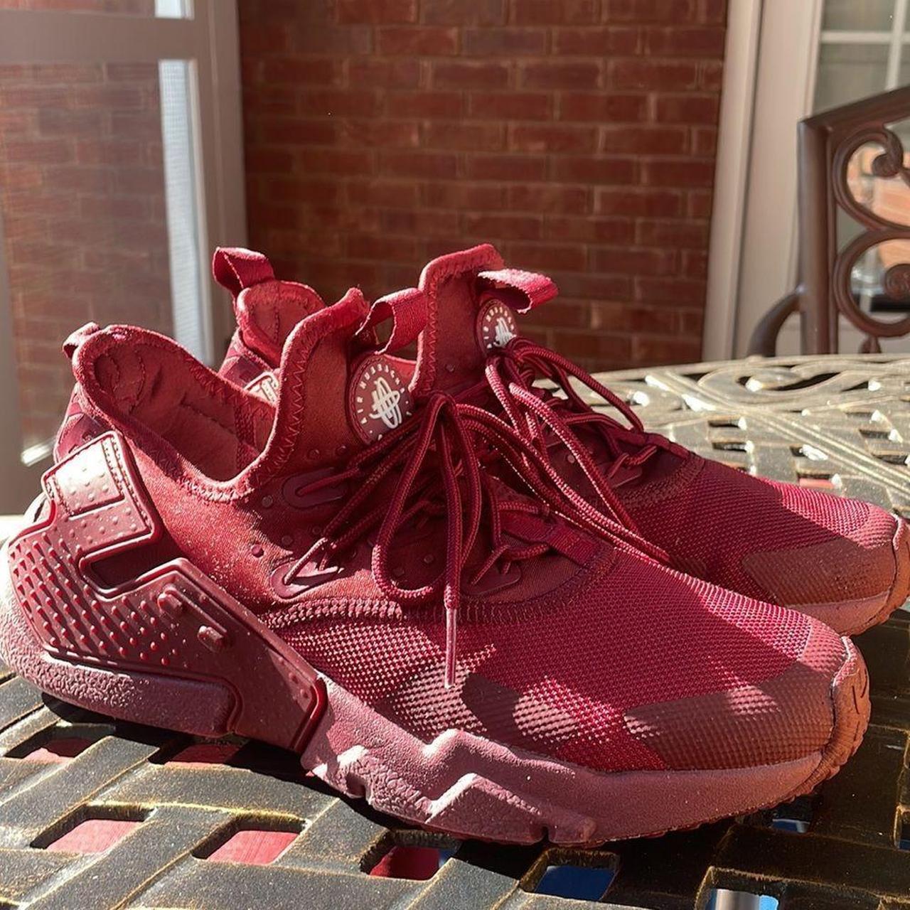 Nike huarache drift burgundy on sale