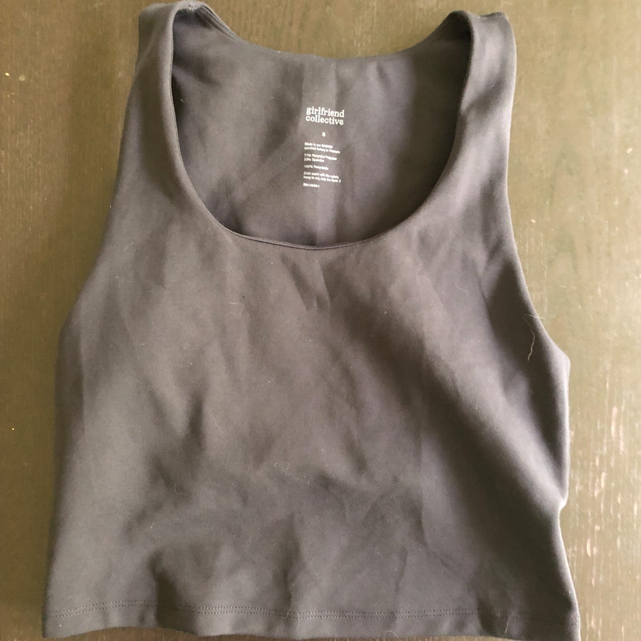 Girlfriend Collective Bella scoop tank/cami, size S.