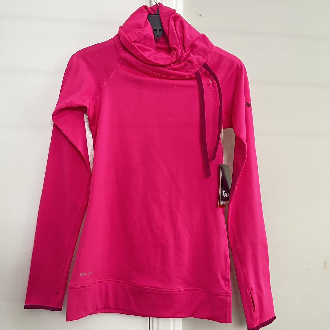 Nike pro pink online sweatshirt