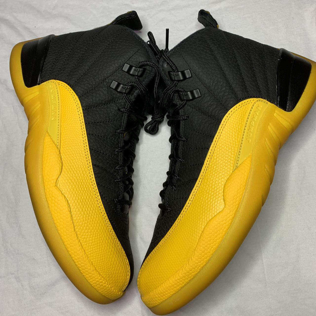 university yellow jordans