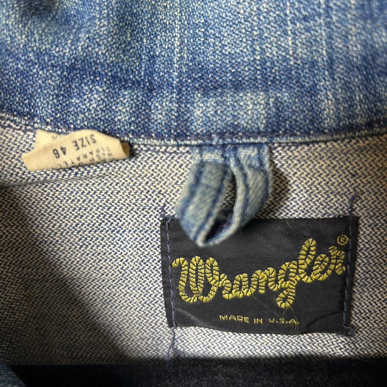 Wrangler Men's Jacket - Blue/Navy - M – 1970's Wr… - image 3