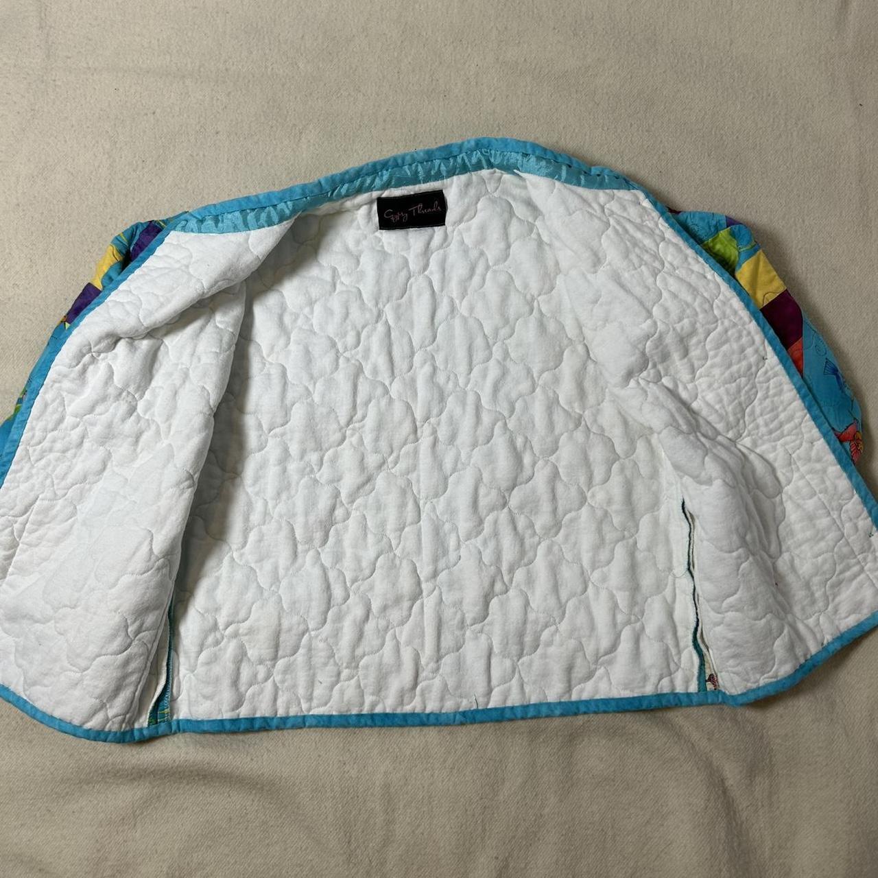 Women's Jacket - Multi - M – Colorful Patchwork J… - image 6