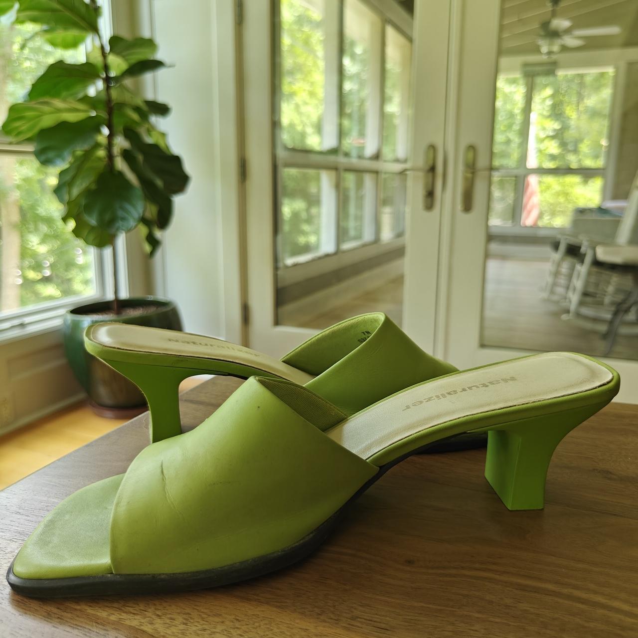 Naturalizer Women's Green Sandals | Depop