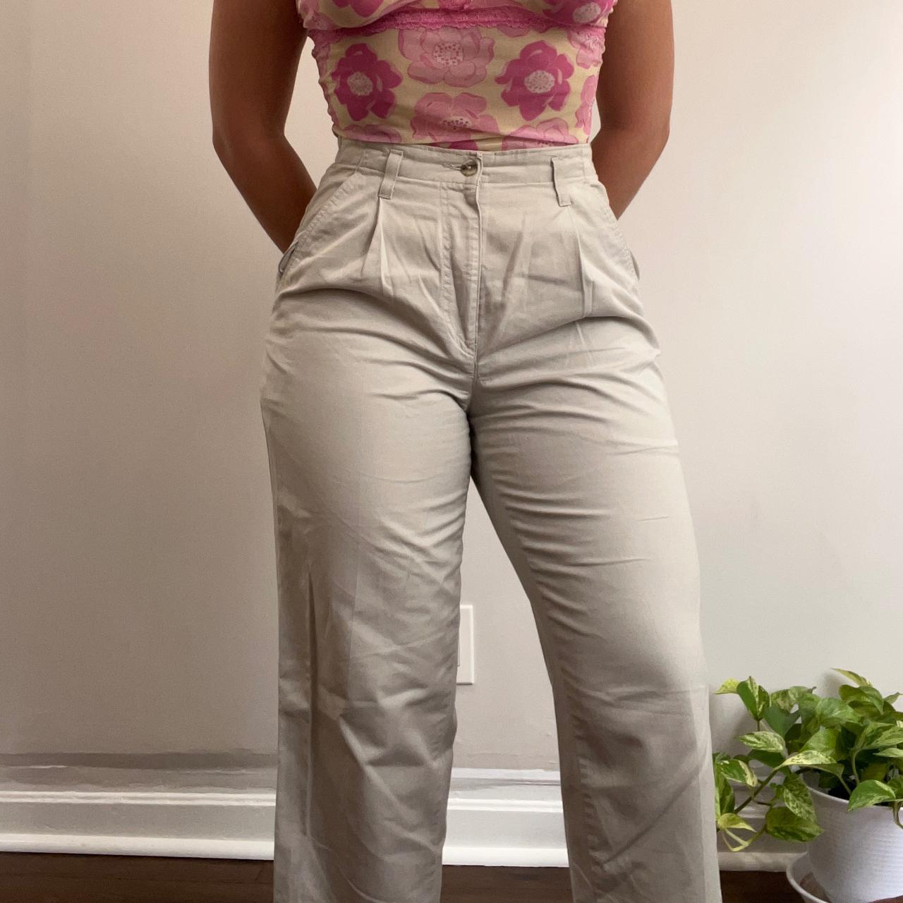 Sondrio - Cream Linen/ Cotton - High Rise Trouser | SPIER & MACKAY