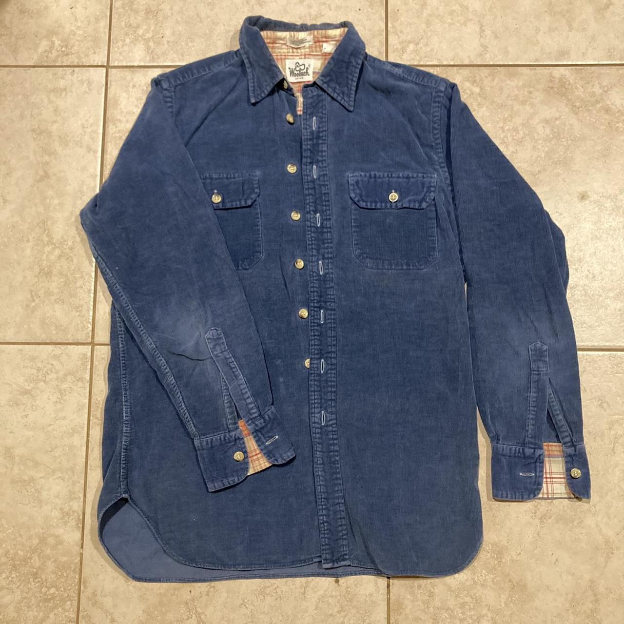 Woolrich corduroy button up. Nice and comfy.... - Depop