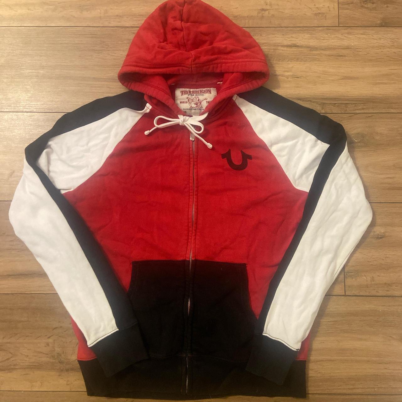 Black And Red True Religion Jacket Y2K True Religion Red And Black