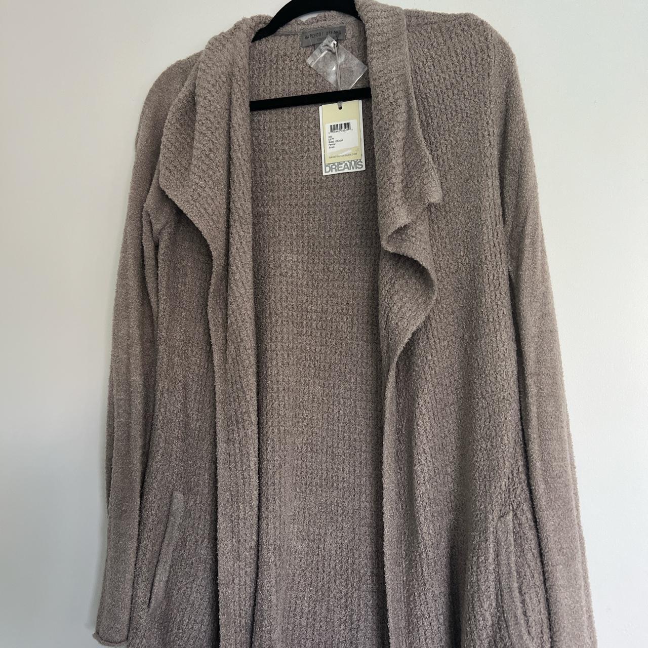 Brand New Barefoot Dreams Cardigan in Pewter. Never... - Depop