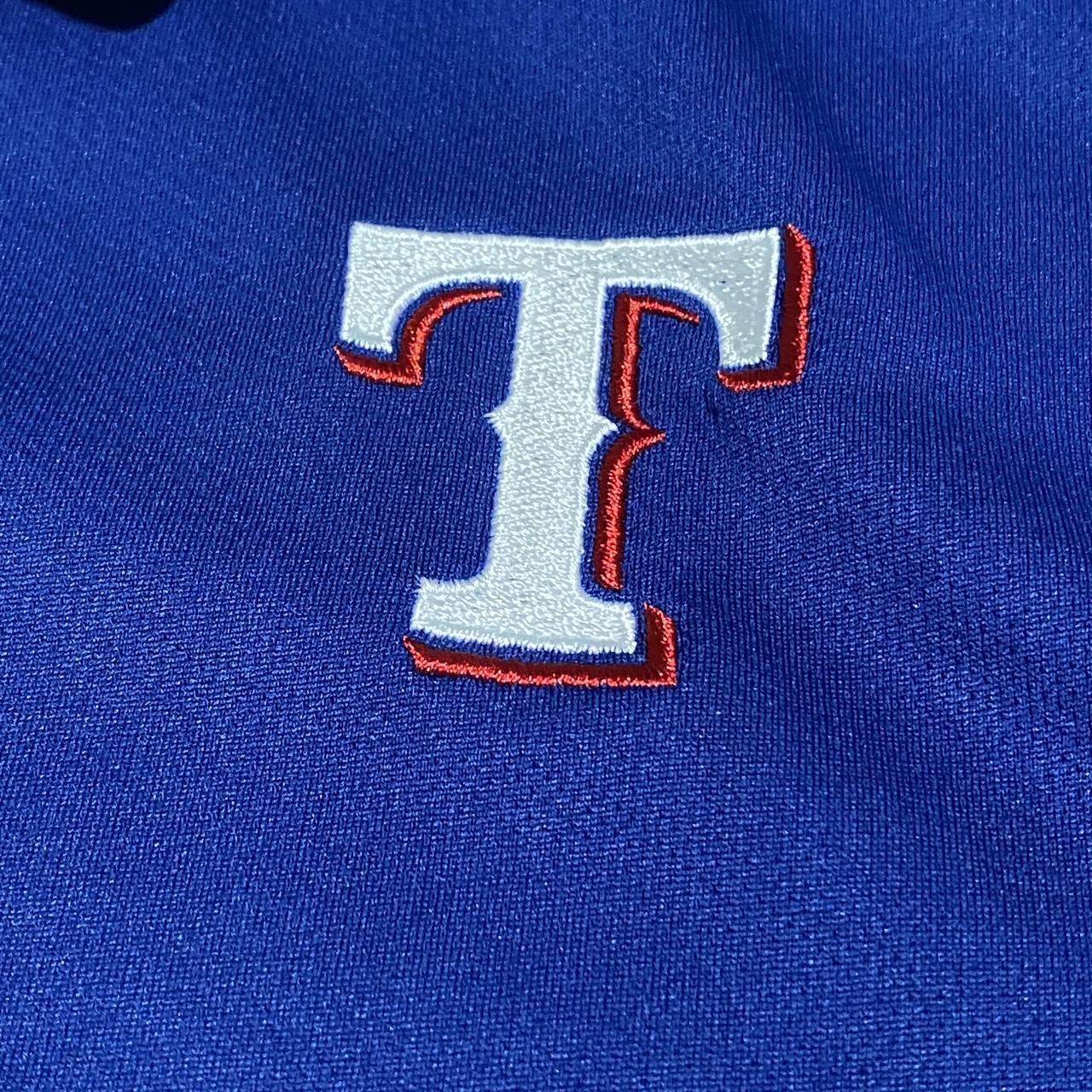 Texas Rangers MLB Baseball '47 Brand Blue Polo Size - Depop