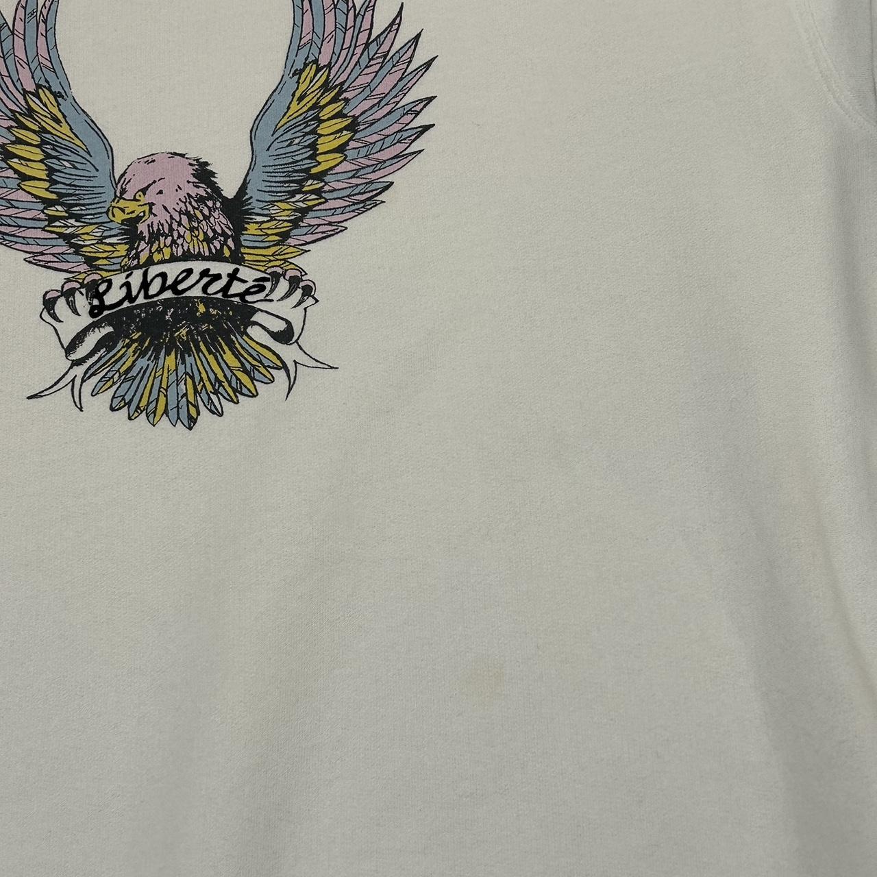 Hush Eagle ‘Liberte’ Oversized Sweatshirt XL. #N##N#In... - Depop
