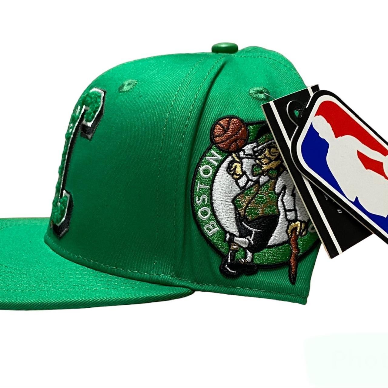 Men's Pro Standard Kelly Green Boston Celtics Double Logo Snapback Hat