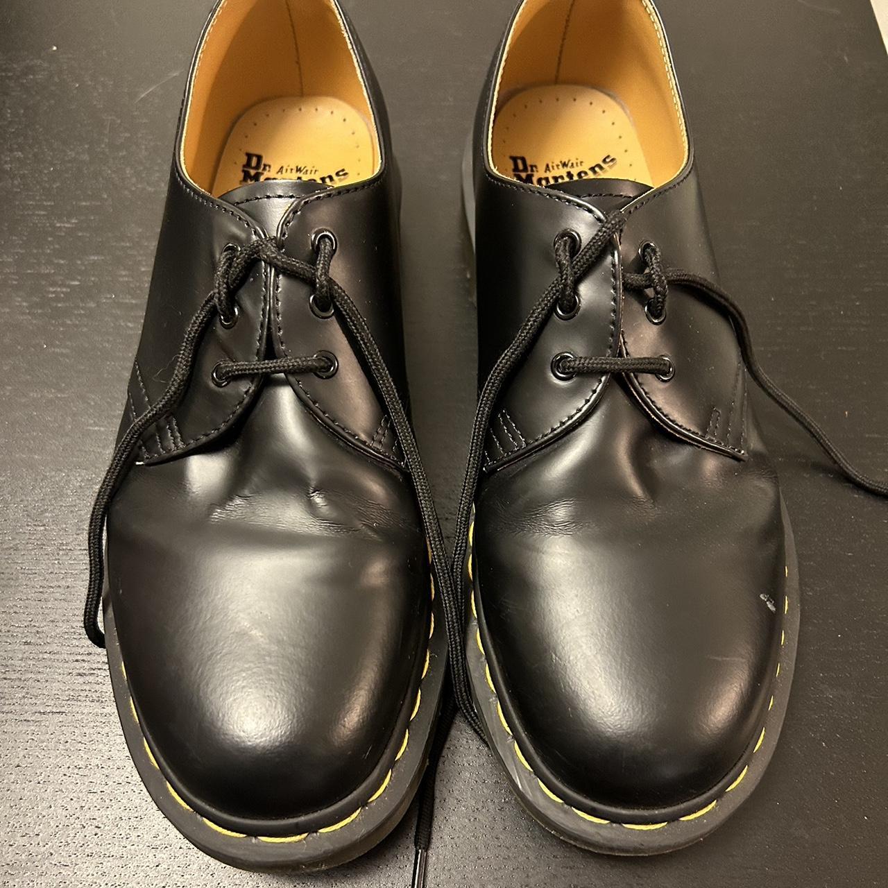 Doc Martens Men’s black boots/shoes Minor scuffing... - Depop