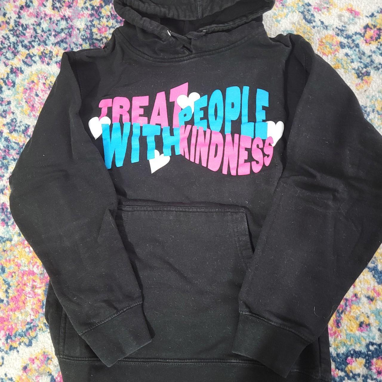 Harry styles blue treat people with kindness newest hoodie