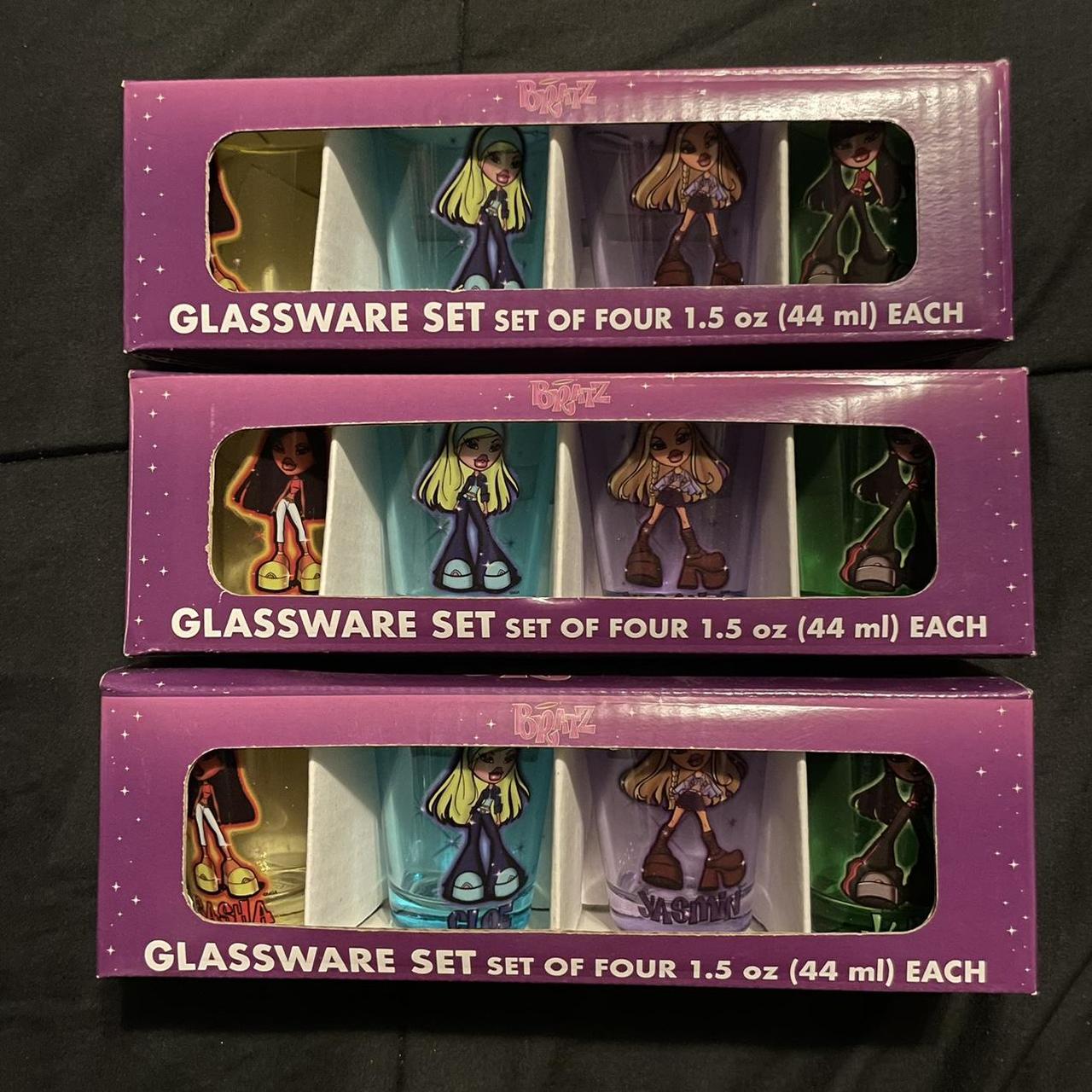 Bratz shot glasses 4 1.5 Oz. shot Glasses Sasha,... Depop