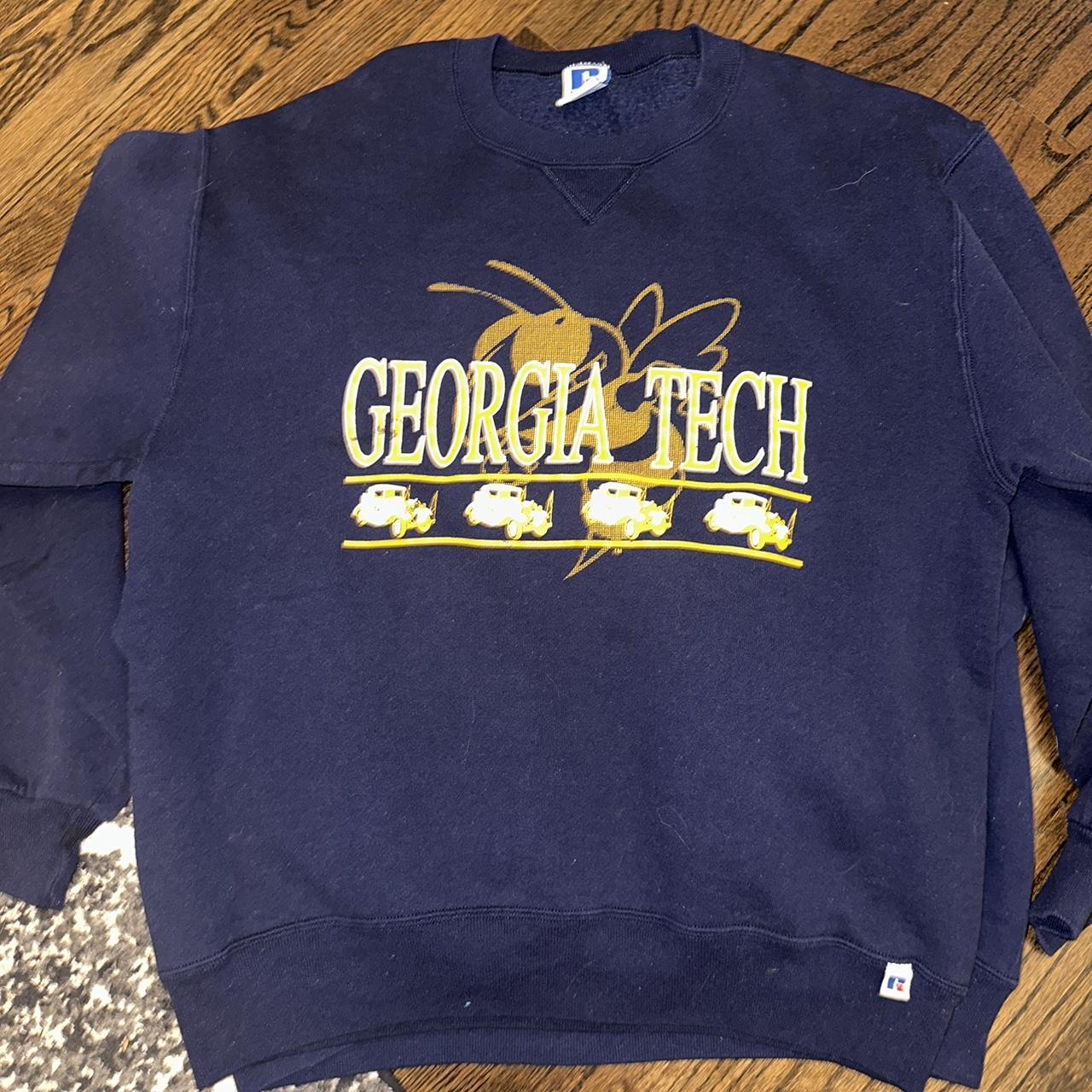 Vintage Georgia tech sweater. Size L. It will be... - Depop