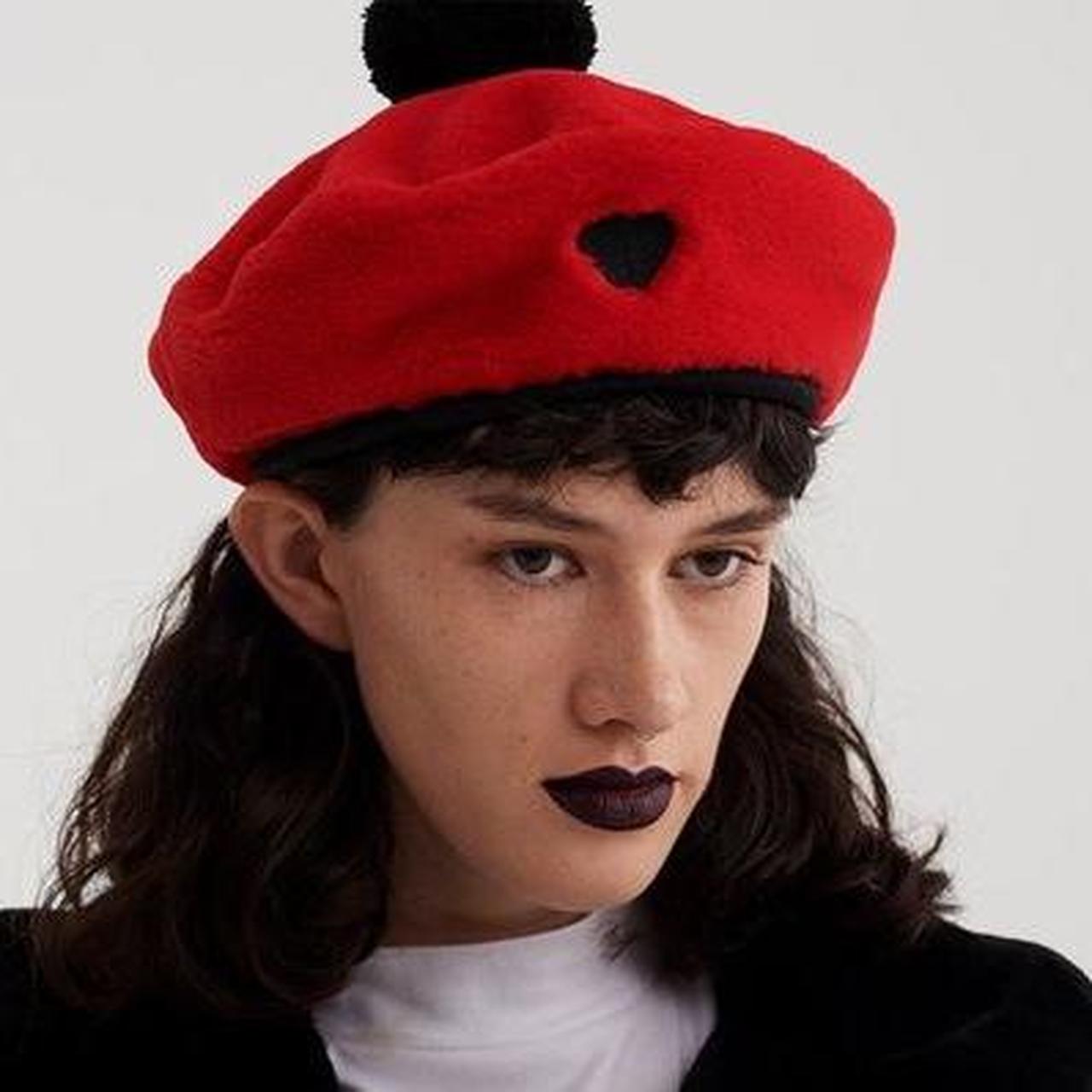 Lazy Oaf Women's Berets - Red/Black – Lazy Oaf re… - image 1