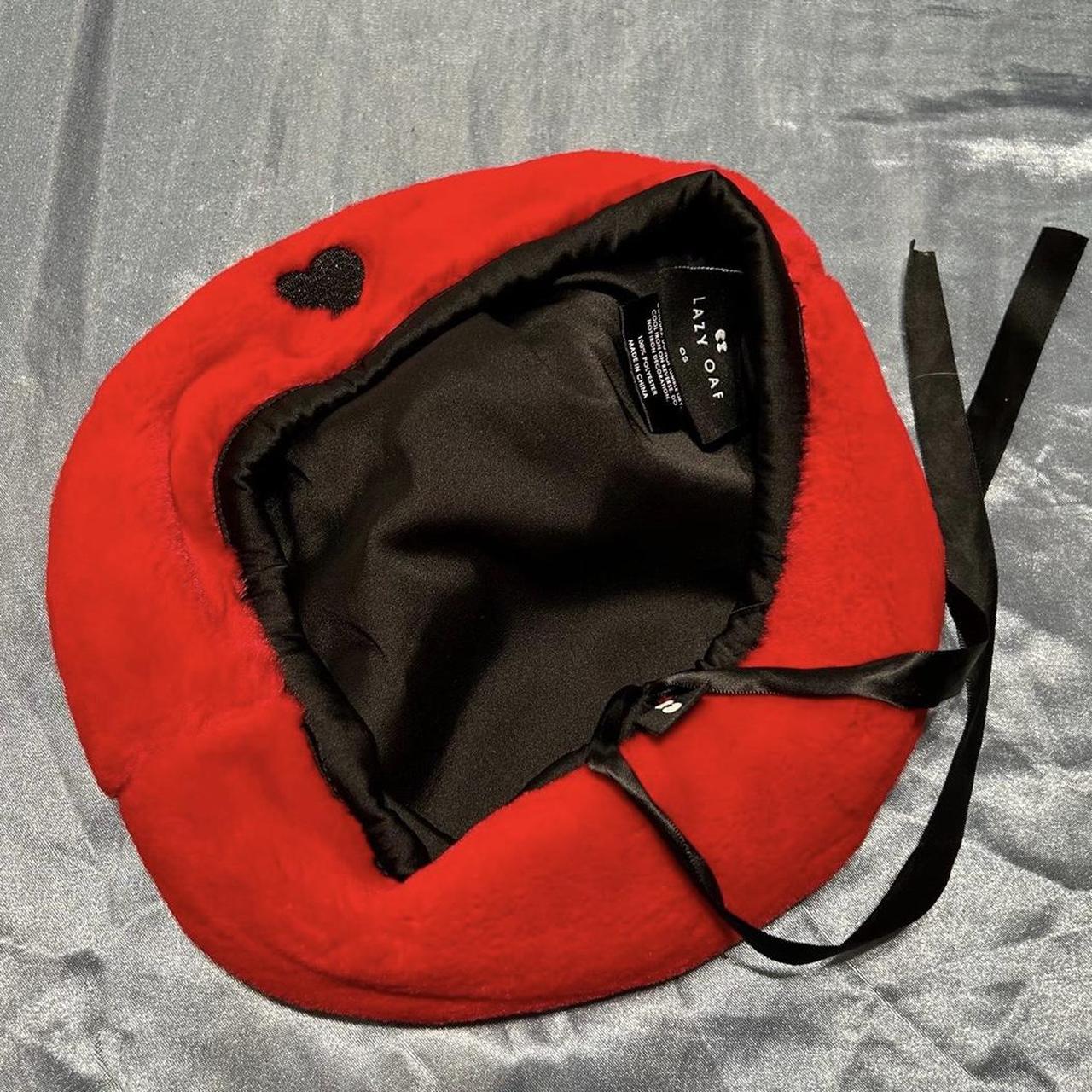 Lazy Oaf Women's Berets - Red/Black – Lazy Oaf re… - image 3