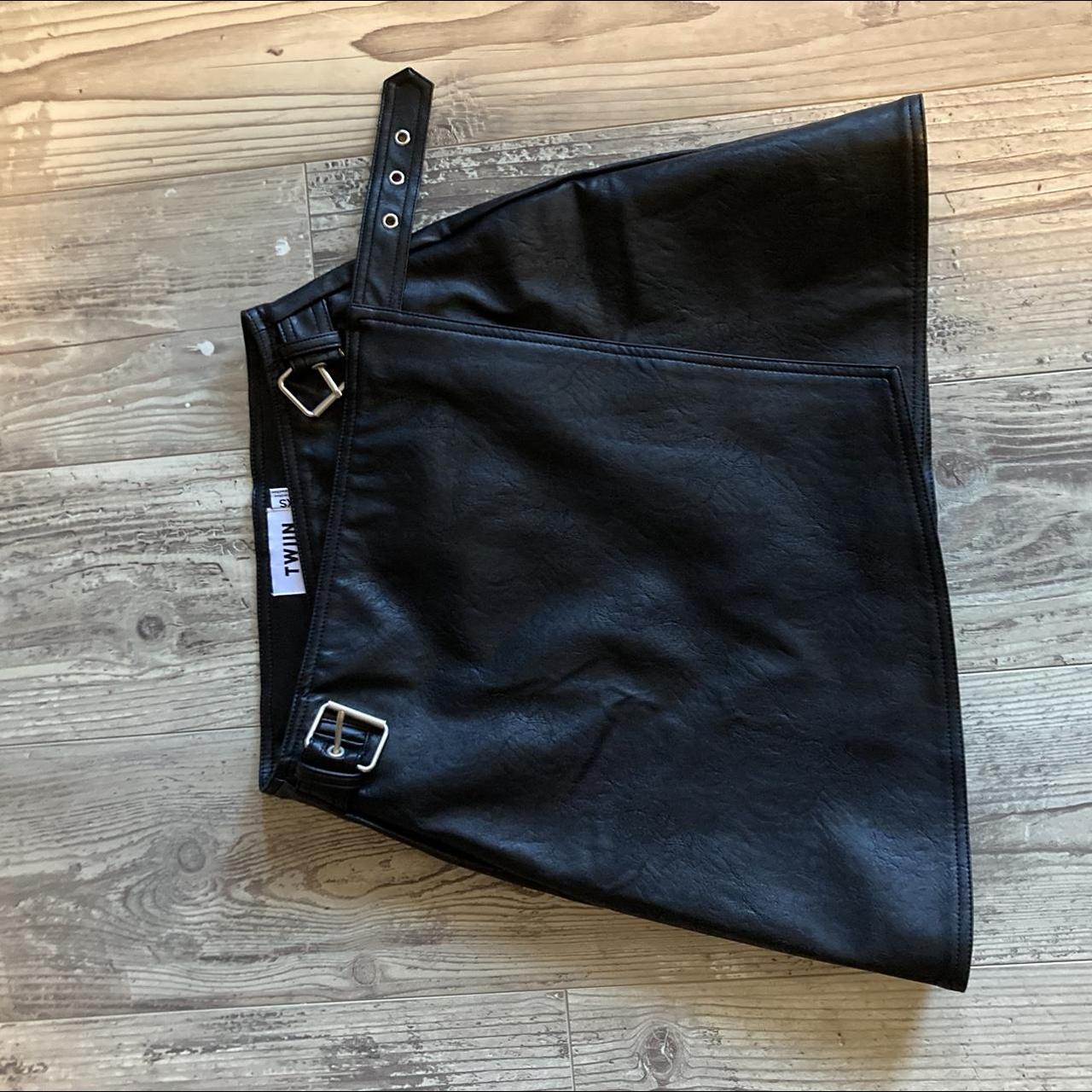 Dolls Kill Women's Black Skirt | Depop