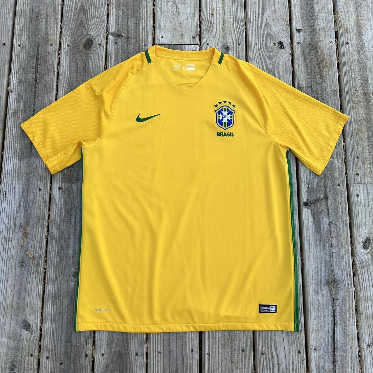 Brazil strike Dri-FIT Knit Soccer Track Jacket 2023 - Depop