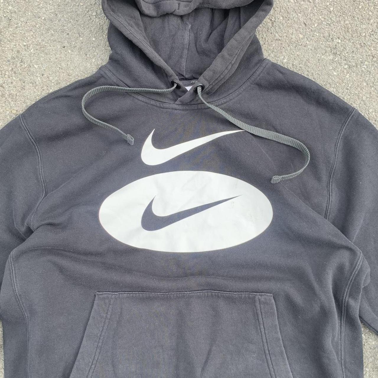 mens nike double swoosh hoodie