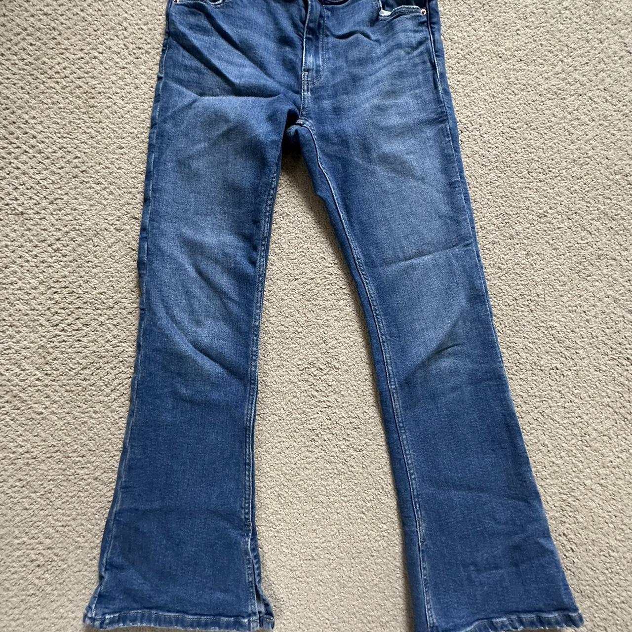 Zara Navy Jeans | Depop