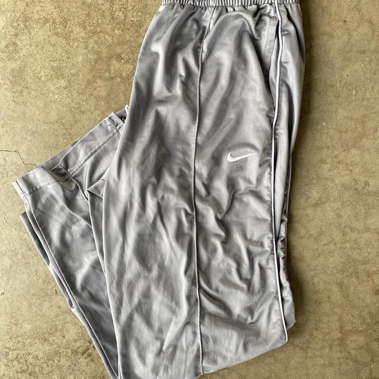 Nike Parachute Pants! Size - M functional zippers - Depop