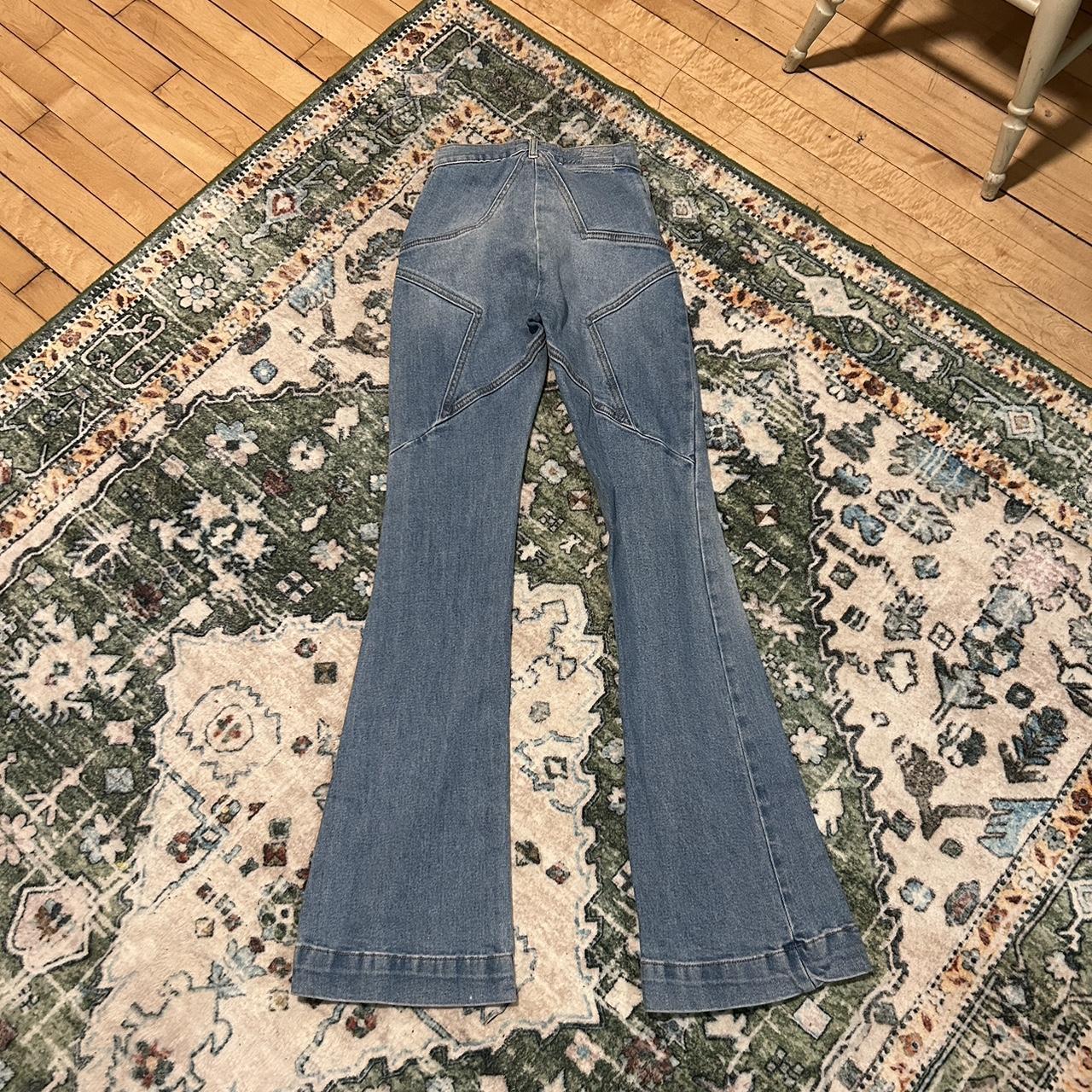 Revice women’s flared jeans size 24 worn twice - Depop