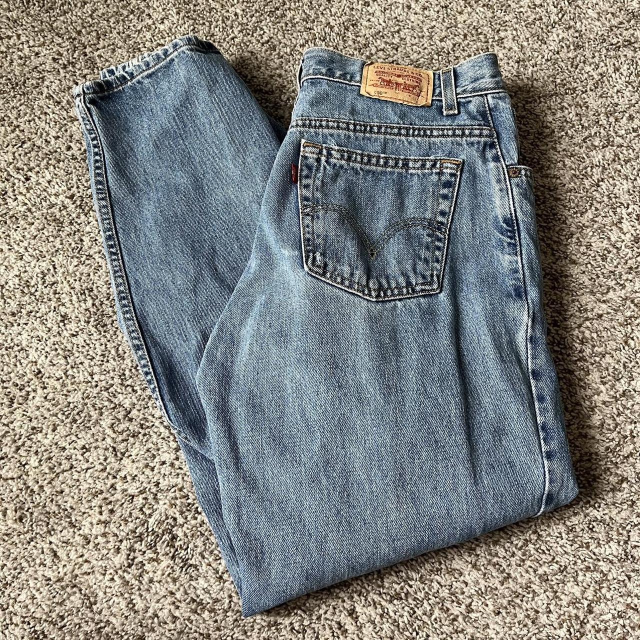 Levi’s 550 Blue Jeans Classic Relaxed Great... - Depop