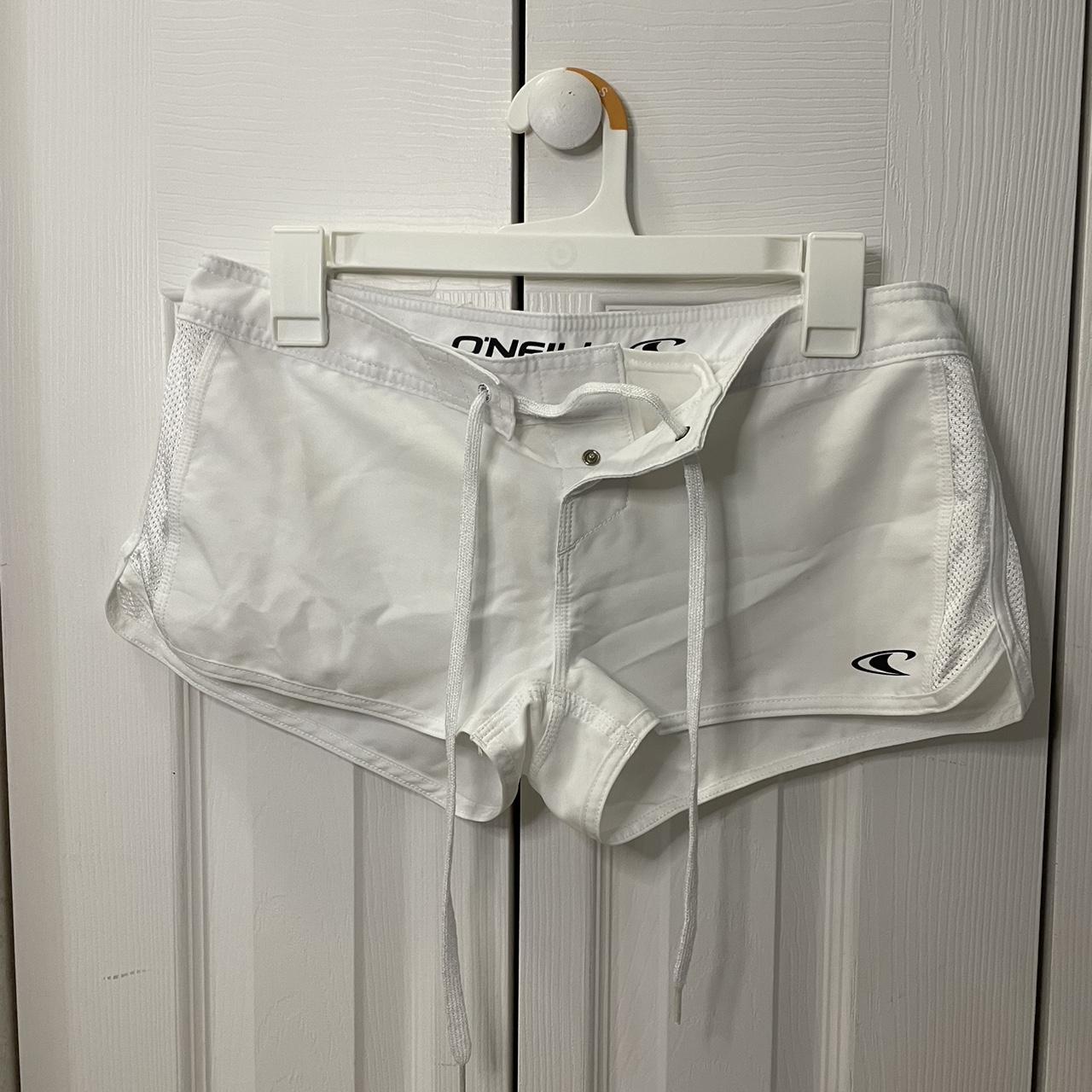 O'Neill Women's White Swimbriefsshorts Depop