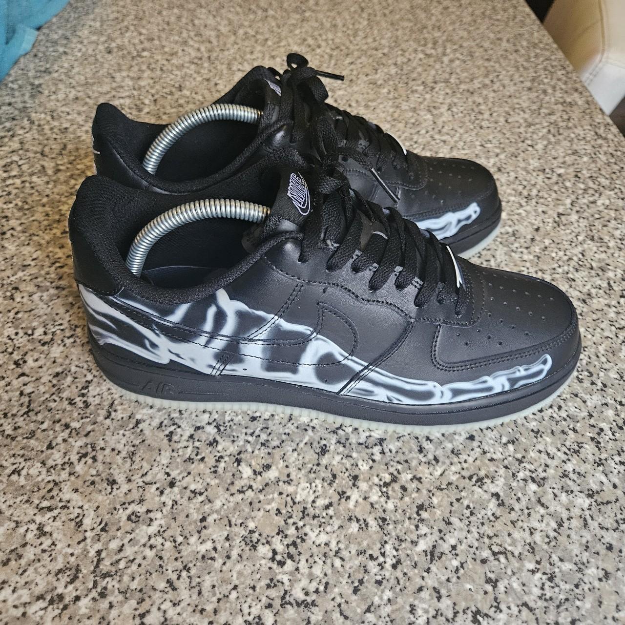 custom skeleton air force 1