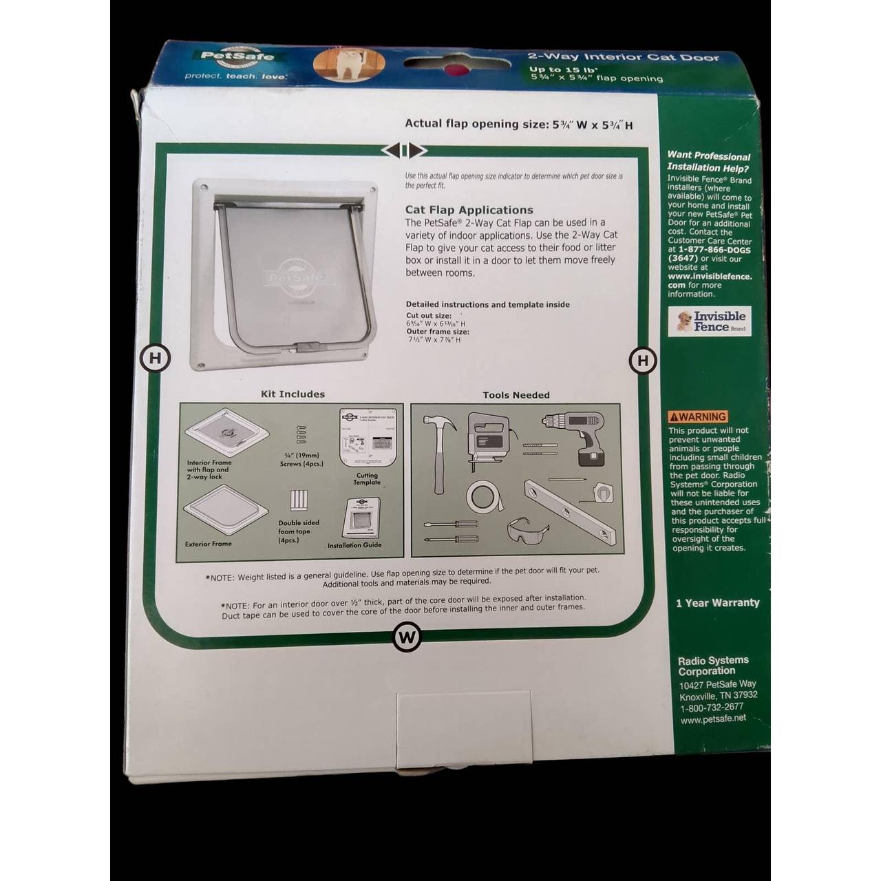 Two PetSafe 2way Interior cat doors New in... Depop