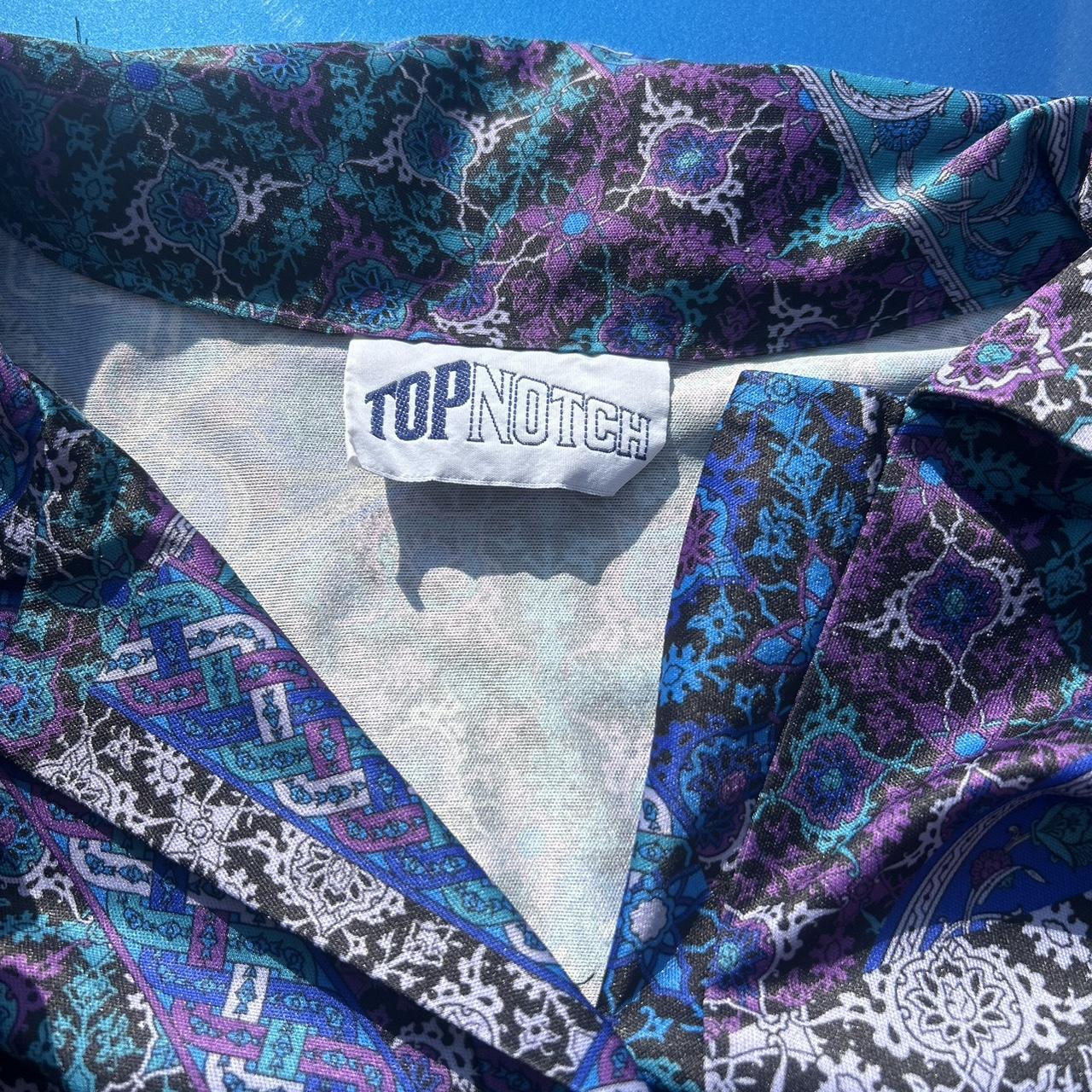 Abstract Top Notch women’s polo shirt Very cool... - Depop