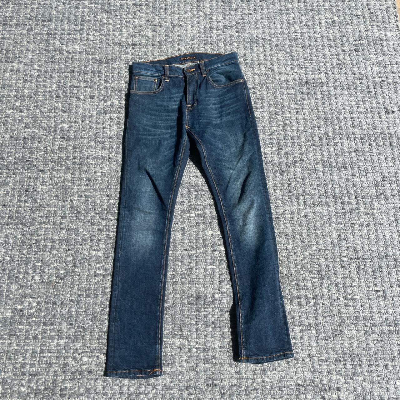 Very well conditioned Nudie Jeans. Only worn once... - Depop