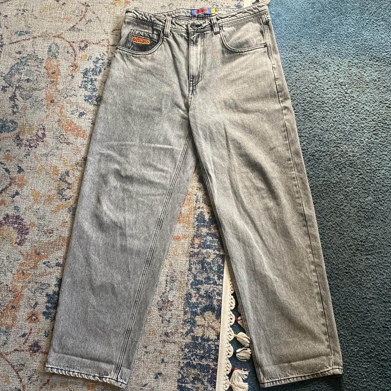 Empyre Men's Grey and Silver Jeans | Depop