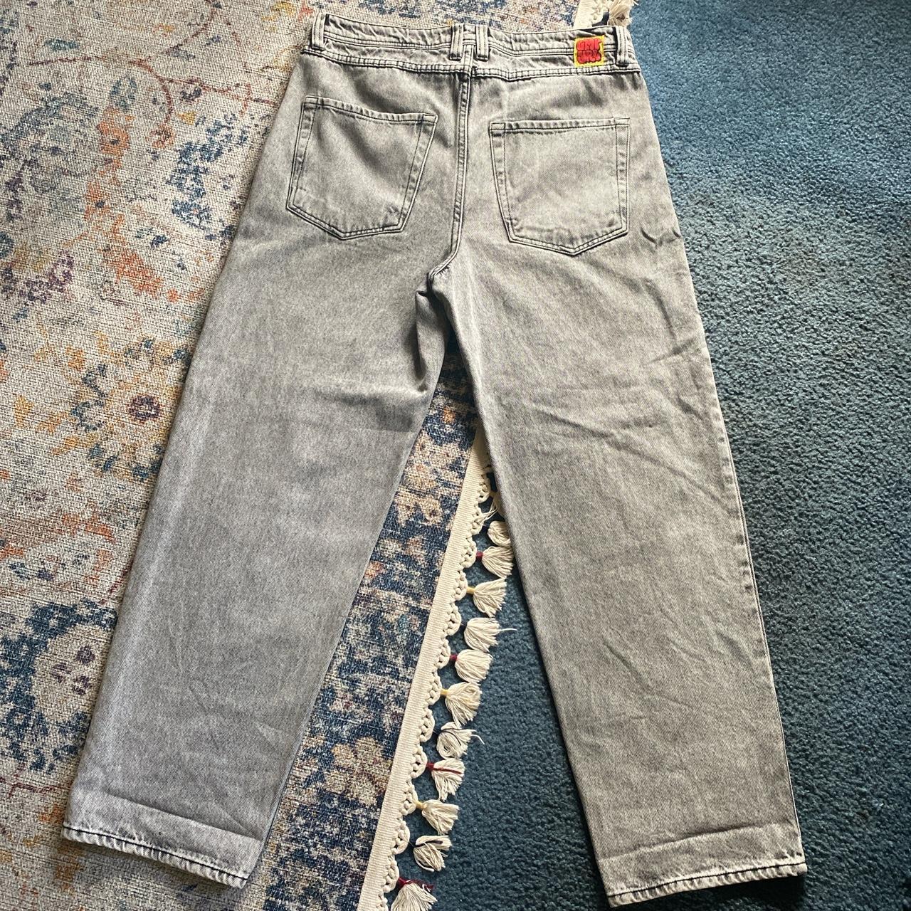 Empyre Men's Grey and Silver Jeans | Depop